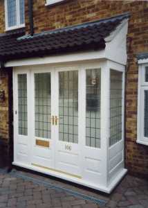 solid timber wood entrance doors