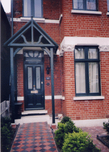 solid timber wood entrance doors